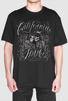 CALIFORNIA LOVE TATTOO Design- PRESHRUNK COTTON TEE