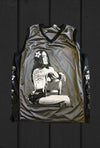 TATTOOED GIRL ON CHAIR Design - Custom Mesh Jersey