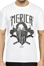 MERICA Masked -Tattoo Design Tee