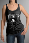 MERICA MASKED TATTOO Design- WOMENS TANK TOP