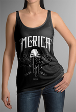 MERICA MASKED TATTOO Design- WOMENS TANK TOP