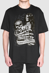 SLIPPIN INTO DARKNESS TATTOO Design -Men's Cotton Tee Shirt