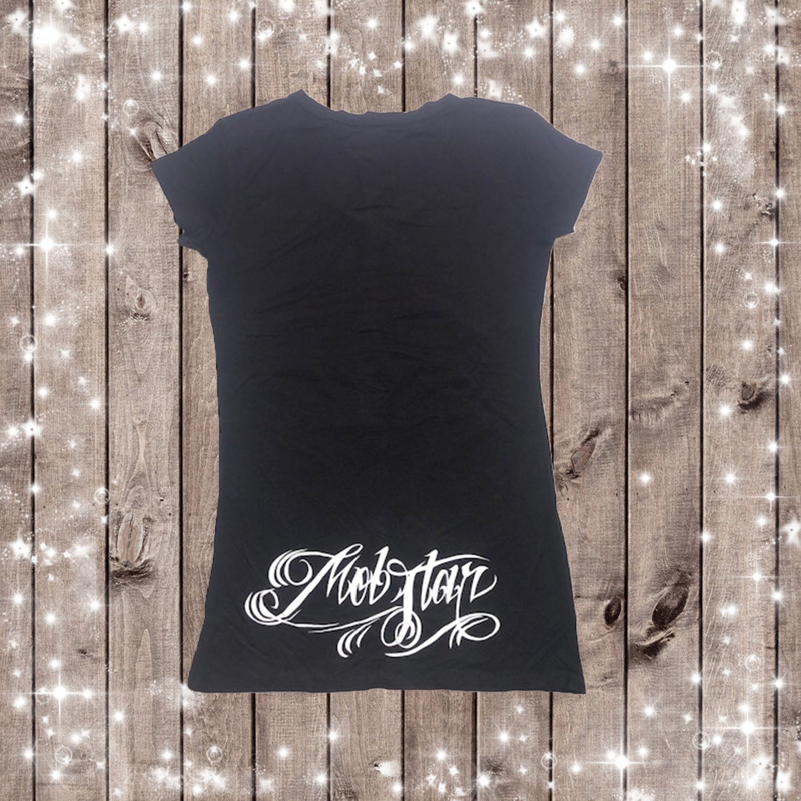 TIL DEATH TATTOO Design- WOMENS LACED V-NECK TOP