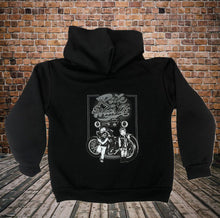 Ride With Us  Kids Zipper Hoodie