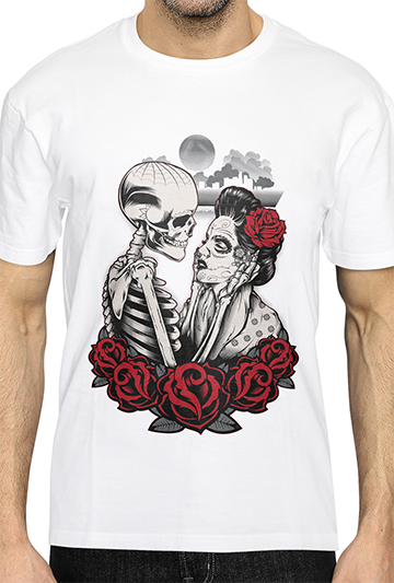 TIL DEATH TATTOO Design- PRESHRUNK COTTON TEE